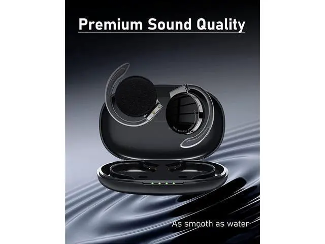 Alt view image 7 of 7 - Zell ZE-EH-1495 Bluetooth Headphones Open Ear Headphones Clip Wireless Earphones Workout Headphones With Microphones Ipx5 Waterproof Light Earhooks Sports Headphones For Running 13-Hours Usage