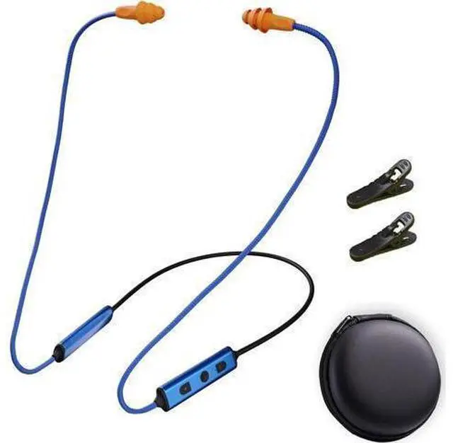 Main image of Ear Plugs Bluetooth Headphones for Work Neckband Wireless Earbuds Noise Reduction in-Ear Earphones with Mic and Controls Waterproof Earbuds with 20 Hours Battery for Industrial Safety