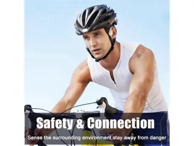 Alt view image 3 of 7 - Bone Conduction Headphones Open Ear Headphones Open Ear Headphones Wireless Bluetooth 5.2 Bone Conduction Earbuds Running Headphones IPX5 Waterproof Sport Headphones Running Driving(White)