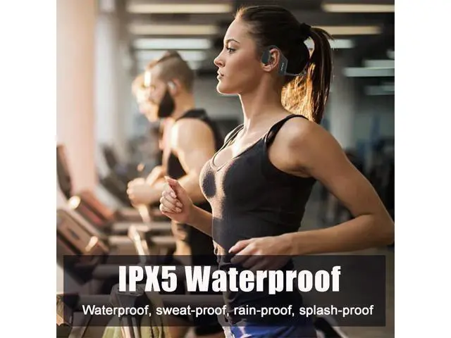 Alt view image 5 of 7 - Bone Conduction Headphones Open Ear Headphones Open Ear Headphones Wireless Bluetooth 5.2 Bone Conduction Earbuds Running Headphones IPX5 Waterproof Sport Headphones Running Driving(White)