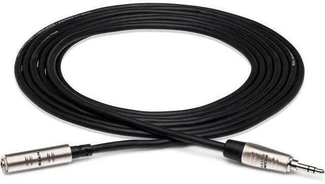 Main image of HXMM-025 Pro Headphone Extension Cable REAN 3.5 mm TRS to 3.5 mm TRS 25 Feet