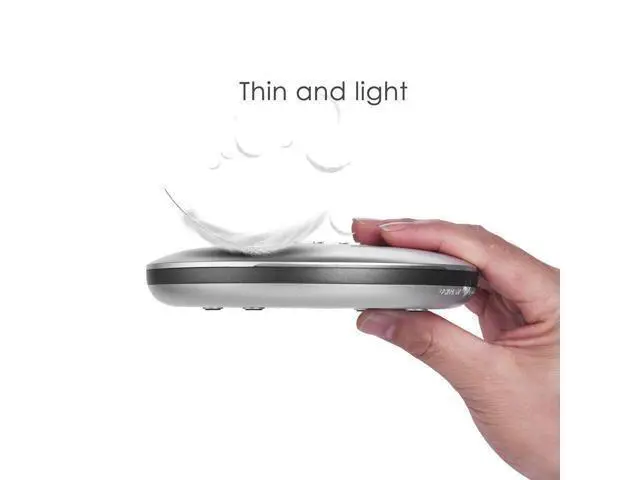 Alt view image 6 of 7 - Werleo Portable CD Player Headphones HOTT Personal CD Walkman Music Player LCD Display Anti-Skip Protection Shockproof Anti Scratch Function Support CD MP3 CD CD-R CD-RW Format Silver