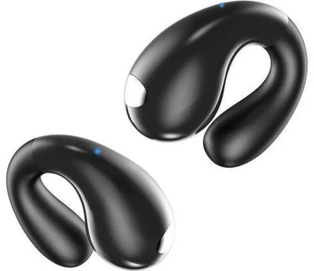 Main image of Open Ear Earbuds Wireless Bluetooth 6.1 Earphones Flexible Clip On Ear buds with 36H Playtime LED Display Bone Conduction Headphones IPX7 Waterproof Light Weight Fit for Every Ear Sport Workout