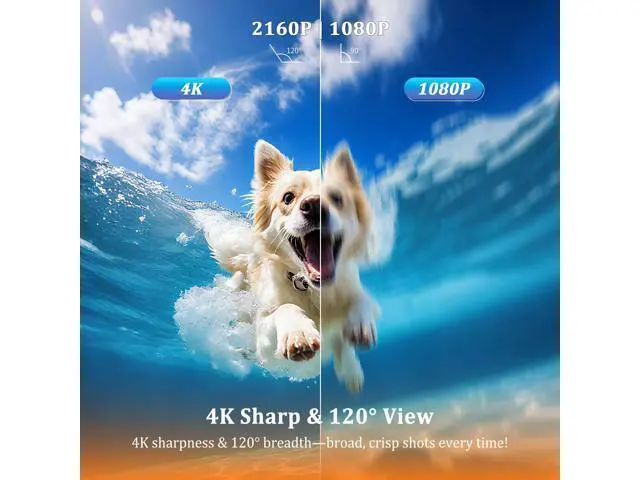 Alt view image 3 of 7 - 2026 Newly Enhanced Action Camera 4K,Body Cam WiFi POV Camera,Thumb Size Snap Cam with Waterproof Case,Wearable Sports Snapcam,Mini Body Camera for Walking Fishing Vlogging Cycling Horse Riding