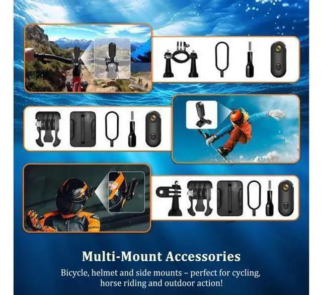 Alt view image 6 of 7 - 2026 Newly Enhanced Action Camera 4K,Body Cam WiFi POV Camera,Thumb Size Snap Cam with Waterproof Case,Wearable Sports Snapcam,Mini Body Camera for Walking Fishing Vlogging Cycling Horse Riding