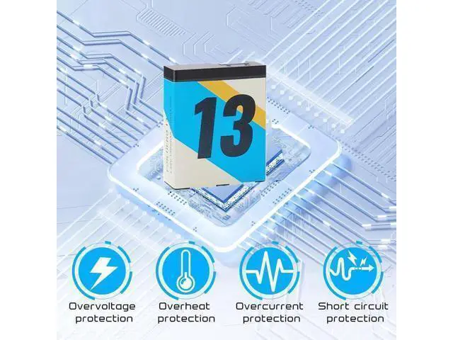 Alt view image 5 of 6 - BONAEVER for Hero 13 Battery Charger Kit with 3 Packs 2200mAh Replacement Batteries for Hero 13, 3-Channel Charger for Here 13 Black Action Camera Battery