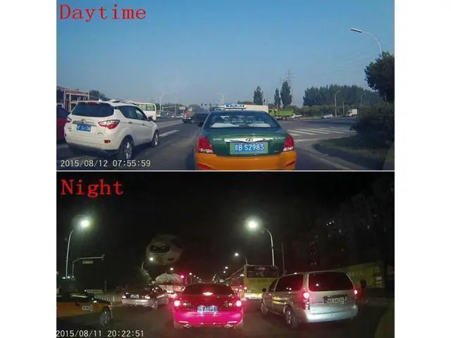 Alt view image 6 of 7 - Car DVR Rear View Mirror Video Recroder 4.3" inch Back Up Car Camera Dual Lens Cam Night Vision Front and Rear Backup Reverse Security for Car