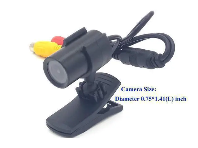 Alt view image 2 of 5 - CNDST CCTV Hd Mini Bullet Security Camera 1200TVL 2.8mm Wide Angle Lens with Bracket Small Indoor Outdoor Surveillance Camera Analog Camera(DST-190CW)
