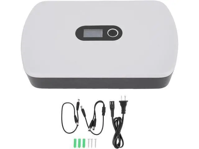 Alt view image 6 of 7 - 8800mAh UPS Power Supply Uninterruptible Power Supply Backup Power with 18W Output Multiple Protections for Routers Modems Security Cameras (US Plug)