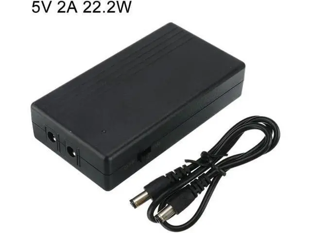Alt view image 2 of 5 - 5V 2A 22.2W UPS Uninterrupted Power Supply Alarm System Security Camera Dedicated Backup Power Supply