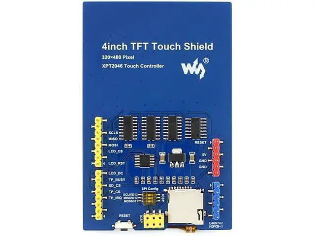 Alt view image 2 of 2 - Coolwell 4 Inch TFT LCD Display Resistive Touchscreen 480x320 Touch Screen Monitor for Ardui UNO Leonardo UNO Plus NUCLEO XNUCLEO