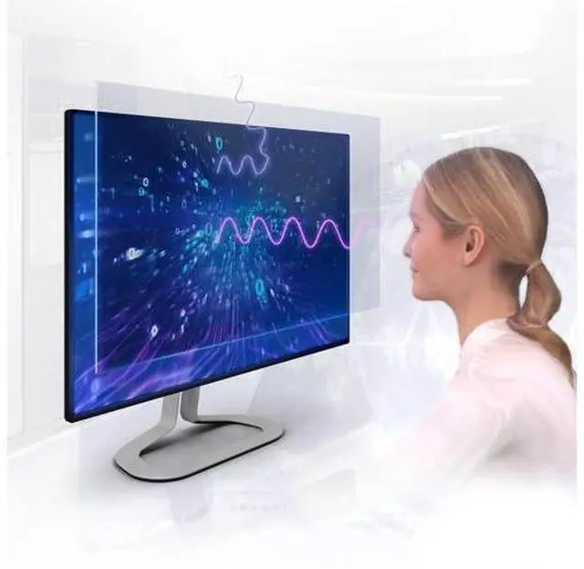 Main image of Premium Anti Blue Light and Anti Glare Screen Protector (3 Pack) for 17 Inches Desktop Monitor with Aspect Ratio 5:4. Filter out Blue Light and relieve computer eye strain to help you sleep better