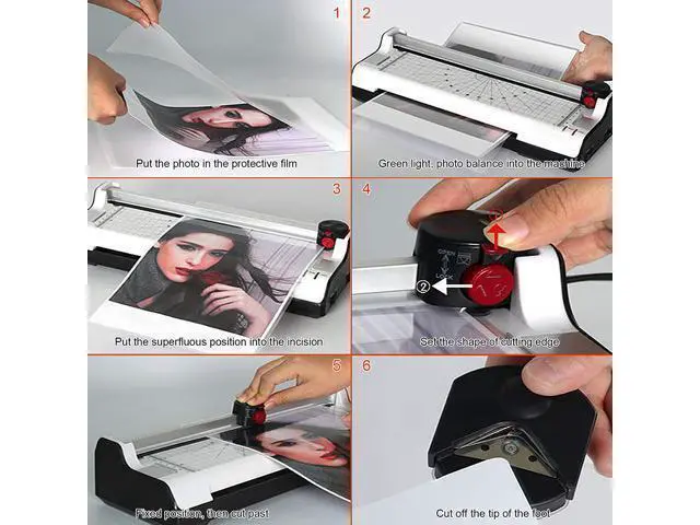 Alt view image 7 of 7 - Thermal Laminator Machine for A3 A4 A6 Werleo Laminating Machine 2 Roller System with Rotary Trimmer Corner Rounder 20 Laminating Pouches Fast Warm-up for Home and Office Use - A3 Laminator