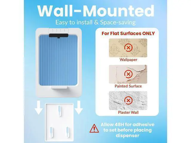 Alt view image 5 of 5 - Automatic Mouthwash Dispenser for Bathroom, Aerthezu Electric Mouth Wash Dispensers Smart Auto Bathroom Accessories for Home & Kids - 500ml - Support Wall-Mount & Desktop
