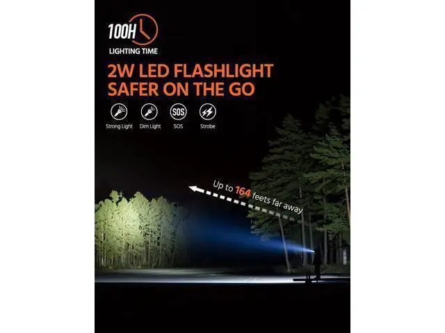 Alt view image 6 of 7 - Solar Charger Power Bank 42800mAh Portable Charger Solar Power Bank External Battery Pack 5V3.1A Qc 3.0 Fast Charger Built-in Super Bright Flashlight (Orange)
