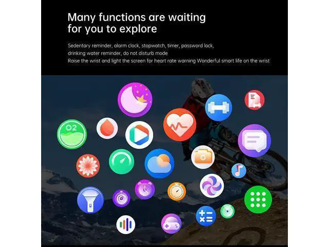 Alt view image 4 of 6 - Military Smart Watch for Men, Outdoor Smart Watches 1.85" LCD Bluetooth Call Heart Rate Blood Pressure Smartwatches IP68 Waterproof,Sports Watch for Android iPhone Phone Black