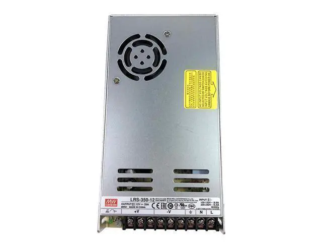 Alt view image 2 of 5 - LRS-350-12 350W Single Output Switching Power Supply 12V 29A, 90-132/180-264VAC Input, Industrial Grade, UL Certified, for Automation, Control Systems