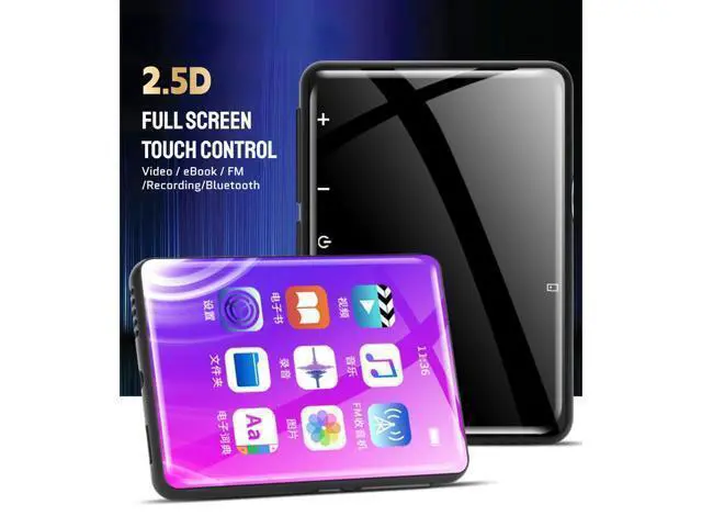 Alt view image 2 of 5 - Mp3 Player with Bluetooth, 2.4 HD Full, Portable HiFi Sound Digital Music Player with FM Electronic Book Function, Mini Portable Music Player (4+32GB (Memory Card))