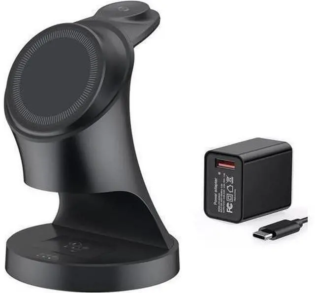 Main image of Wireless Charger 3 in 1 Magnetic Wireless Charger Stand Fast Wireless Charging Dock for iPhone17/16/15/14/13/12 Series Watch Series .
