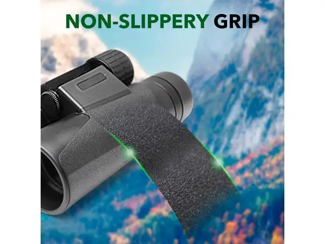 Alt view image 6 of 7 - Compact Binoculars - 10X Binoculars for Adults Small Binoculars for Bird Watching, Sailing, Hiking, and More 1000M Long-Range Hunting Binoculars IPX5 Water-Resistan