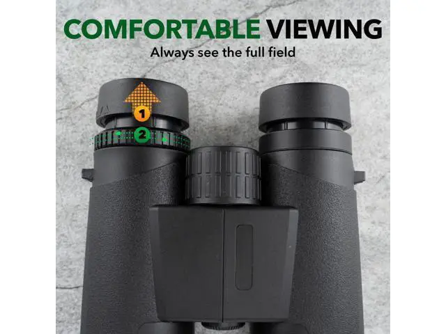 Alt view image 7 of 7 - Compact Binoculars - 10X Binoculars for Adults Small Binoculars for Bird Watching, Sailing, Hiking, and More 1000M Long-Range Hunting Binoculars IPX5 Water-Resistan