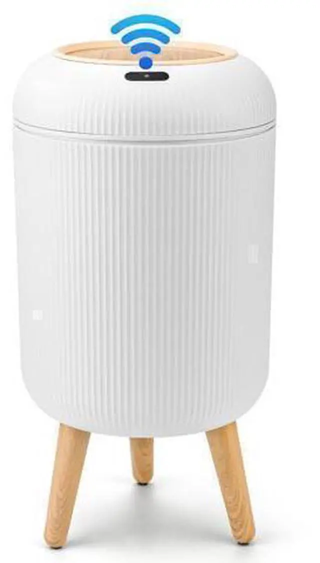 Main image of Smart Sensor Wastebasket, Convenient and Hygienic Easy to Use, Technology Sensor Waterproof Wastebasket Plastic Trash can for Kitchen, Bathroom, Bedroom, Living Room, Office and Outdoor