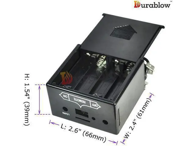 Alt view image 5 of 7 - TR1001 On/Off Gas Fireplace Remote Control Kit for Millivolt Valve, IPI Module, Replaces Wall Switch, Wireless Gas Fireplace Remote