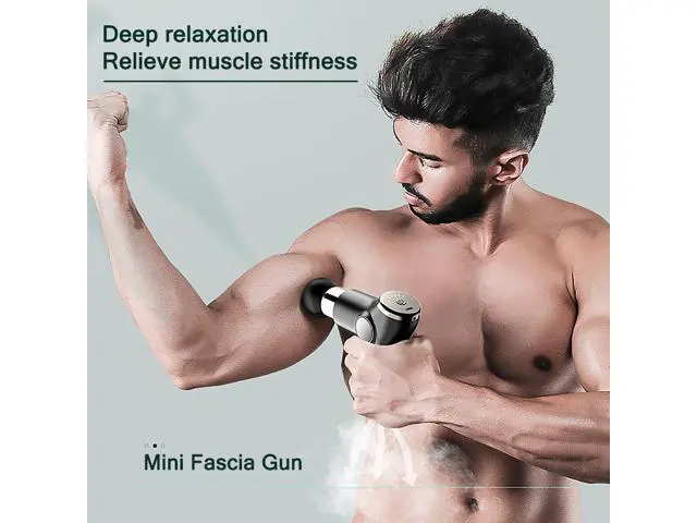 Alt view image 6 of 7 - Professional Fascial Massage Gun Sport Relaxation Fitness massageador Muscle Stimulator Handheld Massager