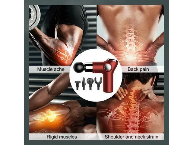 Alt view image 7 of 7 - Professional Fascial Massage Gun Sport Relaxation Fitness massageador Muscle Stimulator Handheld Massager