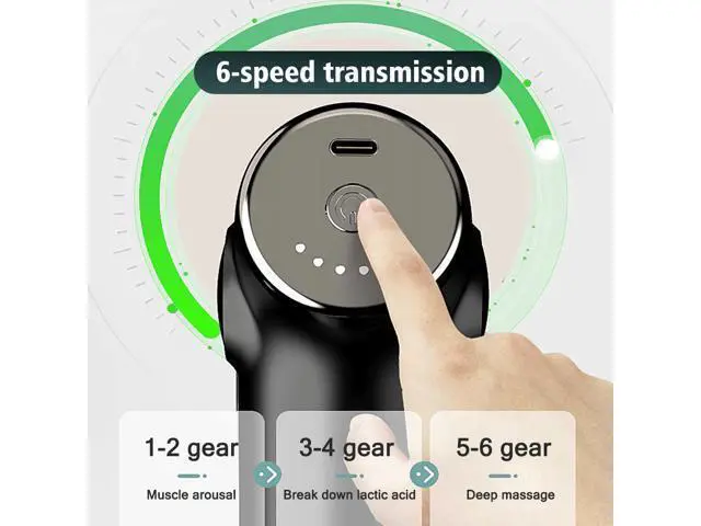 Alt view image 4 of 7 - Professional Fascial Massage Gun Sport Relaxation Fitness massageador Muscle Stimulator Handheld Massager