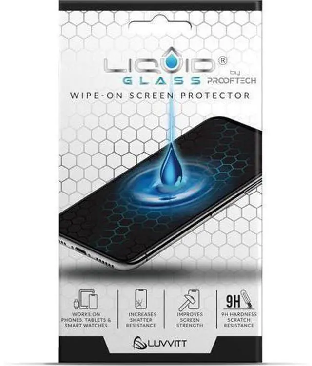 Main image of Screen Protector Wipe On Scratch and Shatter Resistant Nano Protection for All Phones Tablets Smart Watches - Universal (New and Advanced)