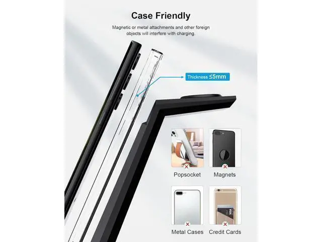 Alt view image 6 of 7 - Wireless Charger for - 3 in 1 Charging Station for Multiple Devices Fast Charger Stand for Galaxy S25 S24 S23 Ultra S22 S21 Z Flip Fold 4 Galaxy Watch 6/5/5 Pro/4/3 Galaxy Buds 2 Pro
