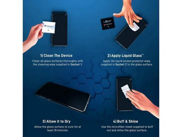 Alt view image 4 of 6 - Screen Protector Wipe On Scratch and Shatter Resistant Nano Protection for All Phones Tablets Smart Watches - Universal (New and Advanced)