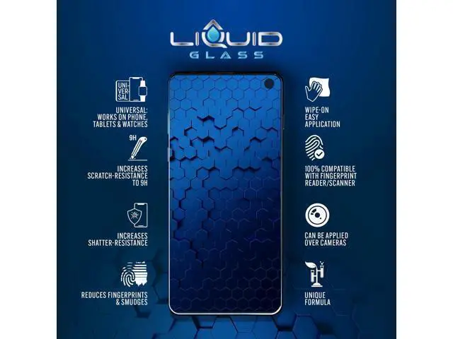 Alt view image 5 of 6 - Screen Protector Wipe On Scratch and Shatter Resistant Nano Protection for All Phones Tablets Smart Watches - Universal (New and Advanced)