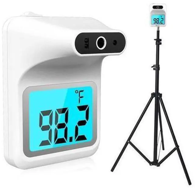 Main image of BONAEVER Wall Thermometer with Stand Infrared Forehead Wall Mounted Thermometer with Tripod Bluetooth Non-Contact Instant Reading Digital Temperature Detector
