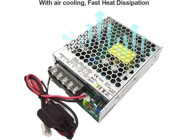 Alt view image 4 of 6 - 100W Uninterruptible Switching Power Supply Ultra Thin Power Supply No Switching Time DC 13.8V/27.6V with High Heat Dissipation(24V)