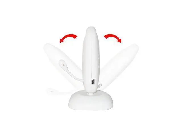 Alt view image 3 of 7 - Wireless Baby Monitor Night vision Temperature monitoring Two-Way talk 2.4Ghz 2 inch color LCD 260M distance
