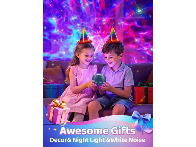 Alt view image 6 of 7 - Galaxy Projector for Bedroom Star Projector for Bedroom,15-Color 15 White Noise Sound Machine for Sleep Galaxy Light Projector for Bedroom,Bluetooth Ceiling Star Lights for Bedroom,Teen Girl Gifts Boy