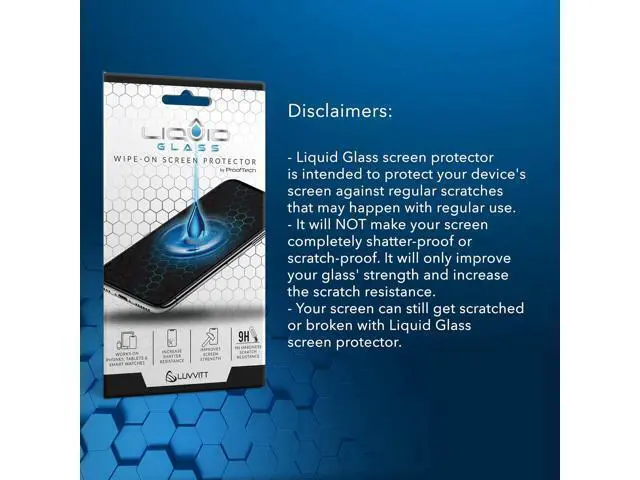 Alt view image 6 of 6 - Screen Protector Wipe On Scratch and Shatter Resistant Nano Protection for All Phones Tablets Smart Watches - Universal (New and Advanced)