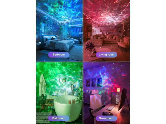 Alt view image 7 of 7 - Galaxy Projector for Bedroom Star Projector for Bedroom,15-Color 15 White Noise Sound Machine for Sleep Galaxy Light Projector for Bedroom,Bluetooth Ceiling Star Lights for Bedroom,Teen Girl Gifts Boy
