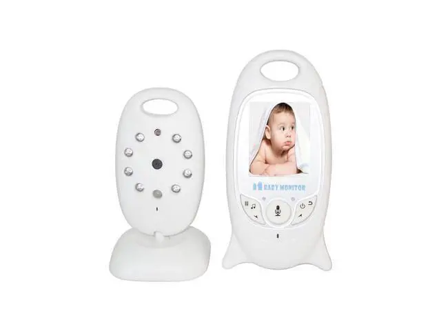 Alt view image 7 of 7 - Wireless Baby Monitor Night vision Temperature monitoring Two-Way talk 2.4Ghz 2 inch color LCD 260M distance