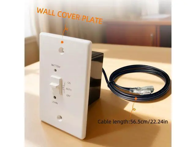 Alt view image 5 of 6 - Fireplace Thermostat Remote Control Kit, for Millivolt Gas Valve & Electronic Ignition Systems, 65ft Range, LCD Display, ON/AUTO/Off Modes, Timer & Child Lock Function