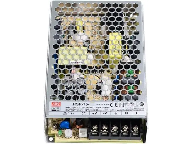 Alt view image 2 of 5 - RSP 75W Switching Power Supply AC/DC Single Output RSP-75-3.3 3.3V 15A Slim Type Enclosed Power Supply Driver Transformer with PFC Function