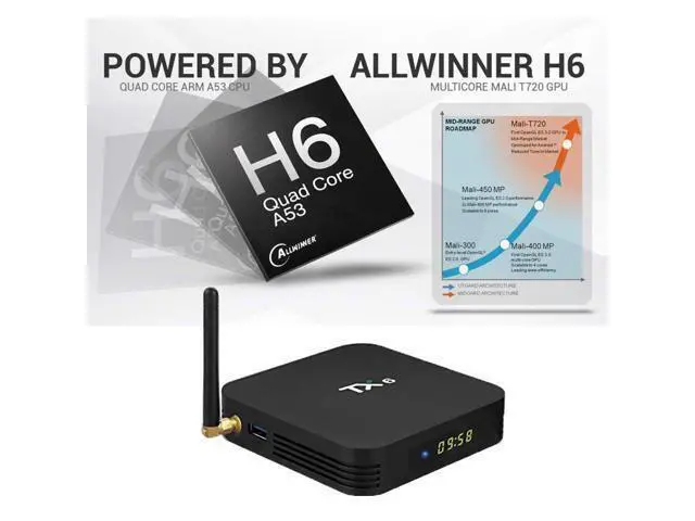 Alt view image 2 of 6 - BONAEVER Android 9.0 TV Box Android Box 4GB DDR3 64GB ROM BT5.0 Dual WiFi 2.4Ghz + 5Ghz Quad Core 1080p 4K HDR Smart TV Media Box