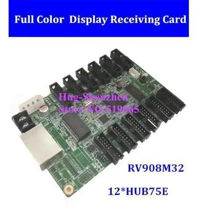 Main image of RV908,receiver card RV908M32, 32S,1024 * 256,rv801,full color rgb control system /for linsn led display receiving card