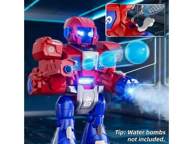 Alt view image 3 of 7 - Robot Toys for Kids, Remote Control Robot for Kids Boys Girls, RC Robots Toy with Walking Singing Dancing Spraying Shooting, Birthday Christmas Toys Gifts for Age 3 4 5 6 7 8 Year Old Boys Girls