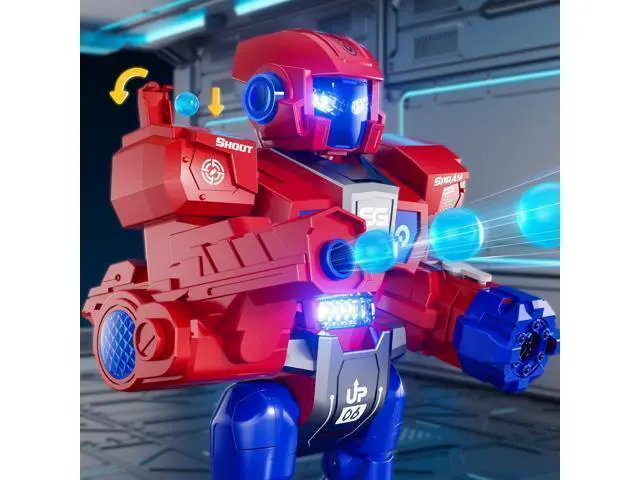 Alt view image 4 of 7 - Robot Toys for Kids, Remote Control Robot for Kids Boys Girls, RC Robots Toy with Walking Singing Dancing Spraying Shooting, Birthday Christmas Toys Gifts for Age 3 4 5 6 7 8 Year Old Boys Girls