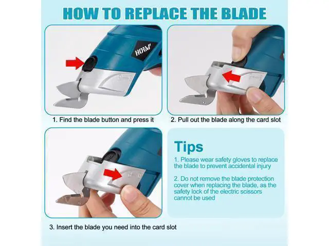 Alt view image 6 of 7 - Cordless Electric Scissors,3.7V Fabric Cutter,Equipped with 2 Blades and 1 Charging line,Electric Cardboard Cutter for Fabrics,Cardboard,Carpets
