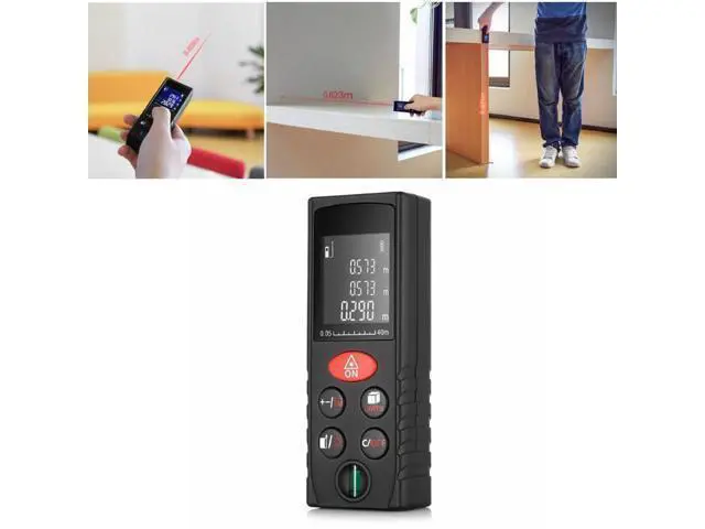 Alt view image 4 of 6 - 60m Digital Laser rangefinder High precision Handheld laser Distance Meter Range Finder Area Volume Measurement Angle Indication