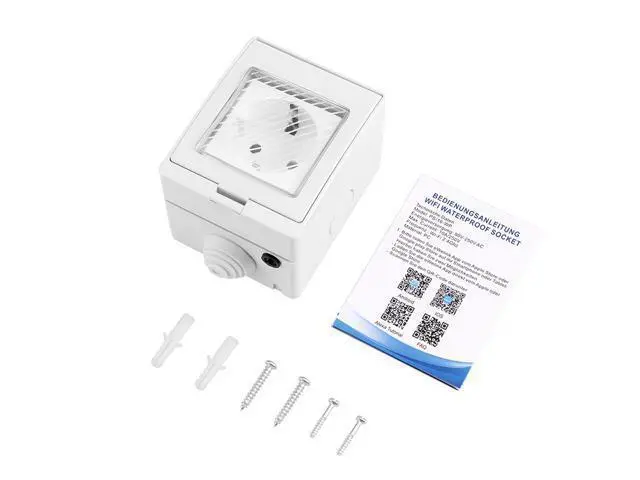 Alt view image 3 of 5 - Bakeey Smart WiFi Socket IP55 Waterproof Mobile App Control Intelligent Timing Outdoor Smart Home EU Plug Socket
